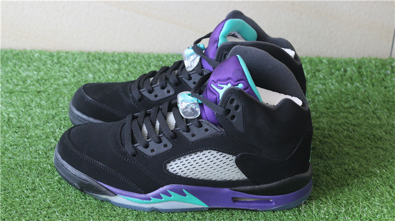 jordan 5 purple and black